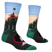 Bob Ross Sunset Men's Crew Socks