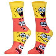 Spongebob & Patrick Smiley  Women's Crew Socks