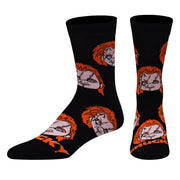 Chucky Heads Men's Crew Socks