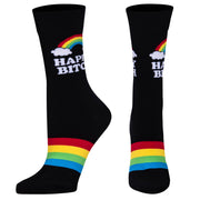 Happy Bitch  Women's Crew Socks