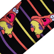 Surprised Patrick Stripes Men's Crew Socks