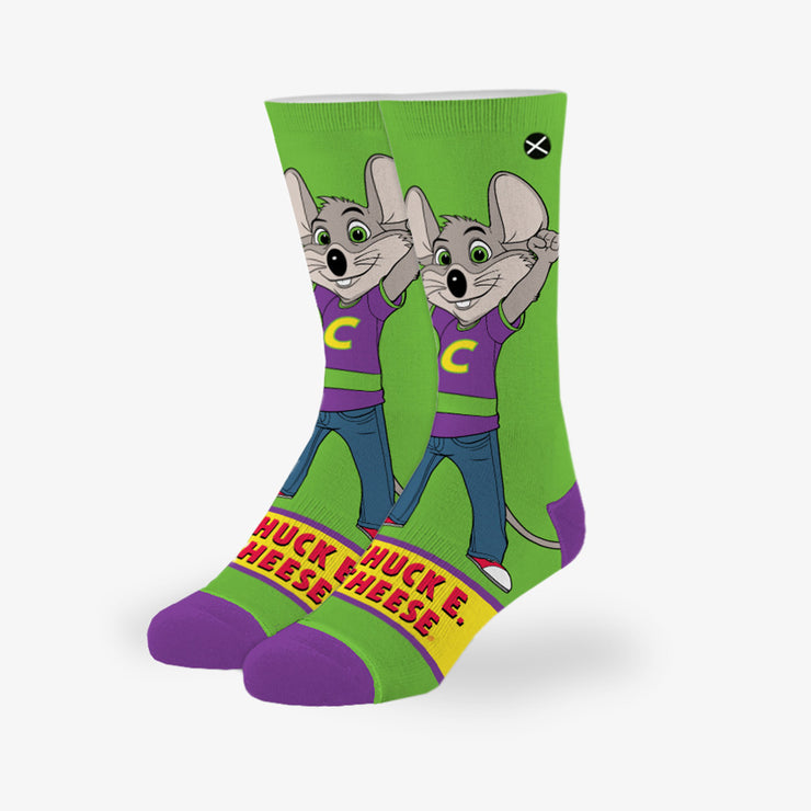 Chuck E. Cheese Cheer Big Kids Crew Socks