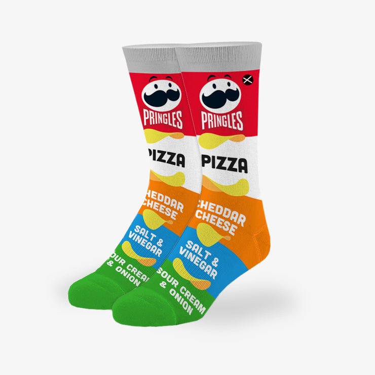 Pringles Flavors Mash-Up Big Kids Crew Socks