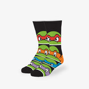 TMNT Masks Little Kids Crew Socks