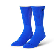 Basix Blue Men's Crew Socks