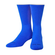 Basix Blue Men's Crew Socks