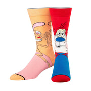 Ren & Stimpy Men's Crew Socks