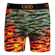 Tiger Fire Camo Men's Boxer Briefs