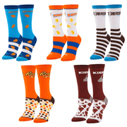 Cool Socks, Hershey's Candy Socks for Women, 5 Pair Gift Box Set, Fun Colorful