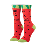 One In A Melon Women's Crew Socks