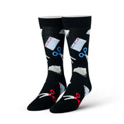 Rock, Paper, Scissors Men's Crew Socks