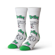 Trix White Men's Crew Socks