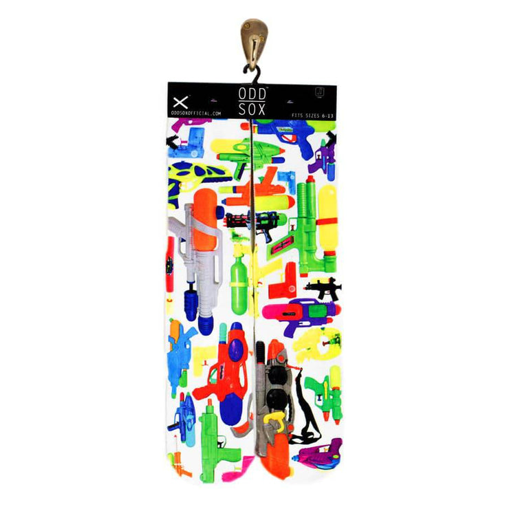 Water Guns Kids Crew Socks